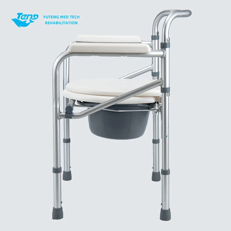 Eldre aluminiumskommode stol